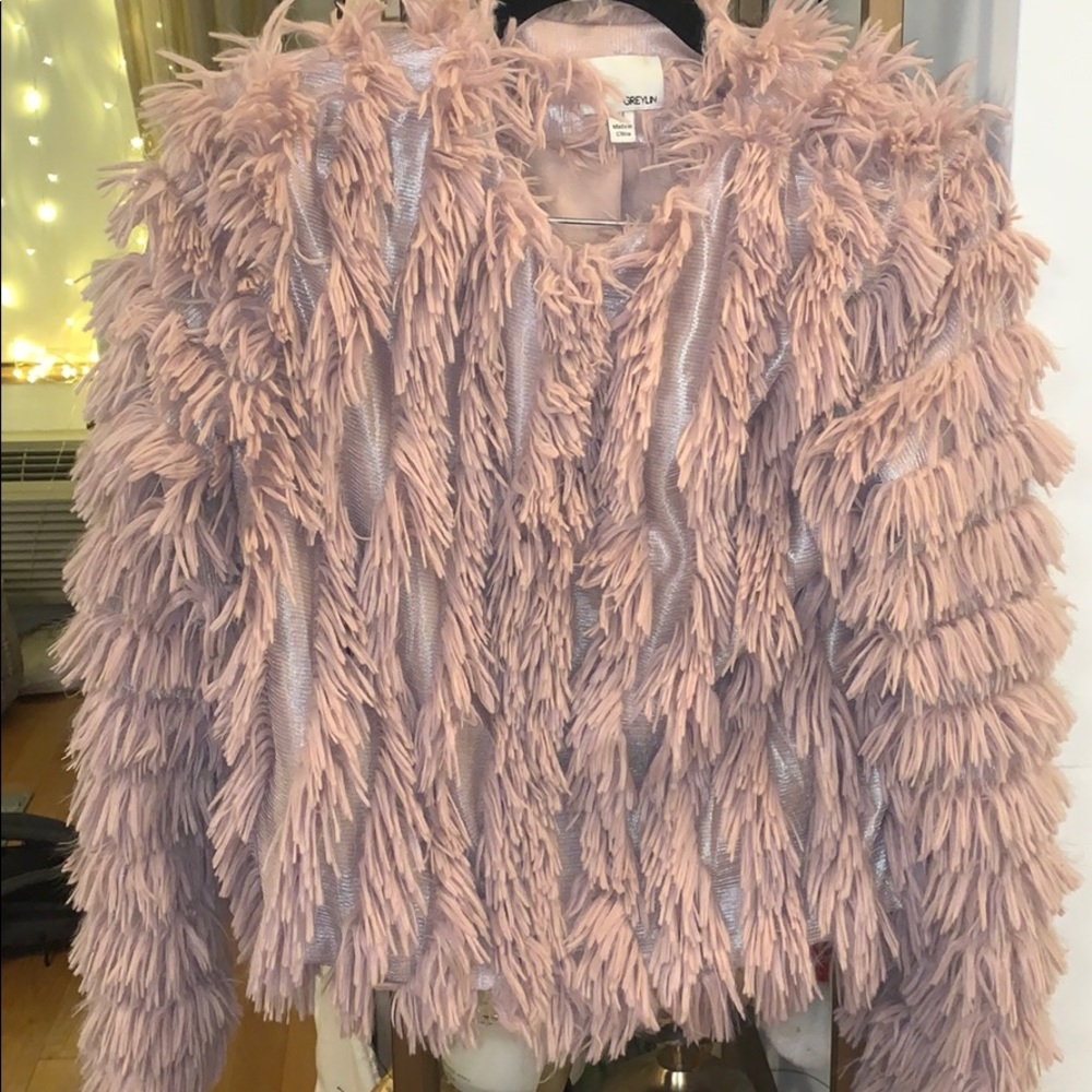 Cropped shag-jacket - Picture 3 of 5